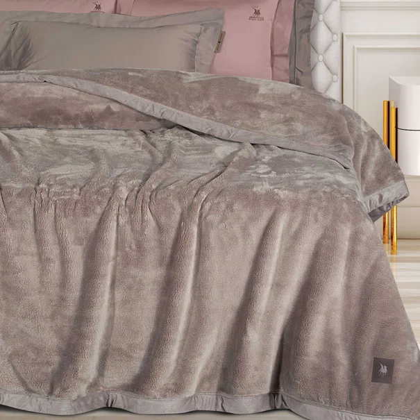 Κουβέρτα Βελουτέ King Size (240x250) Greenwich Polo Club Essential 3973 Dusty Lilac