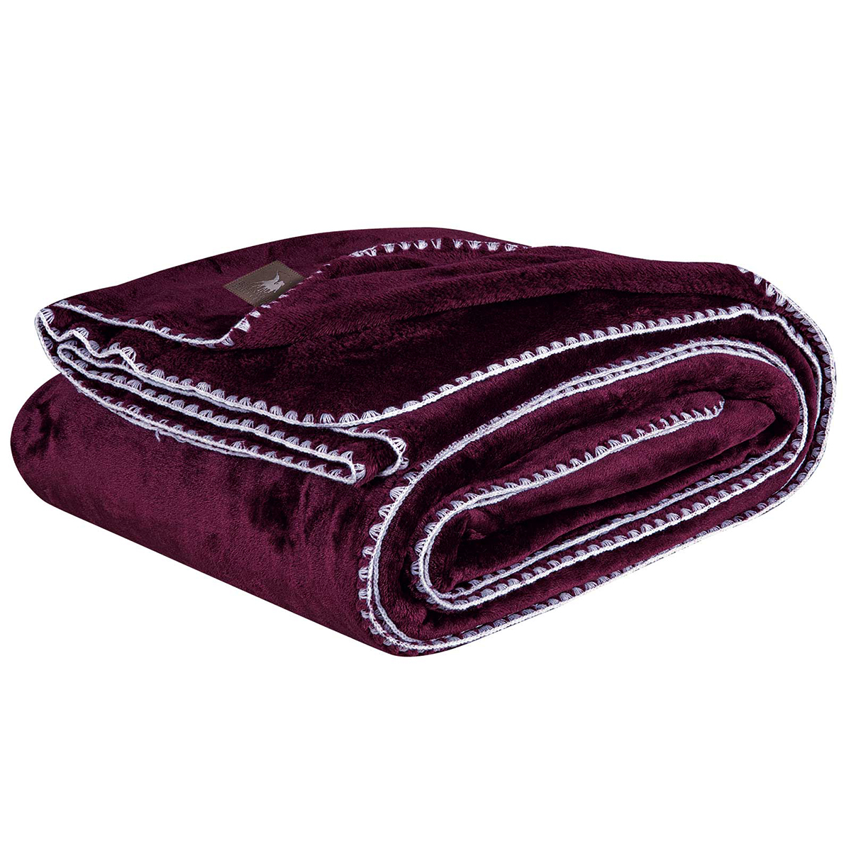 Κουβέρτα Fleece Μονή (170x240) Greenwich Polo Club Essential 4440 Bordeaux