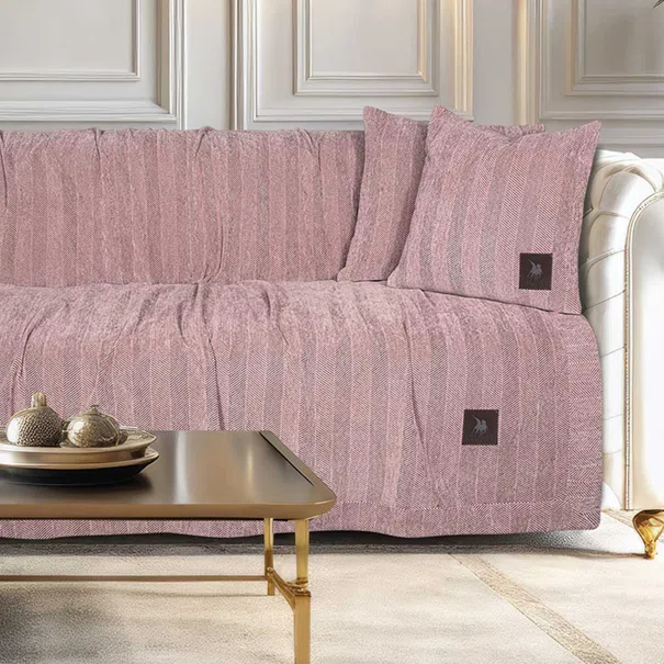 Ριχτάρι Καναπέ Τριθέσιου (180x300) Greenwich Polo Club 3948 Pink