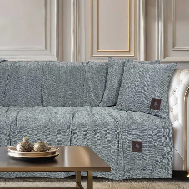 Ριχτάρι Καναπέ Διθέσιου (180x250) Greenwich Polo Club 3947 Grey