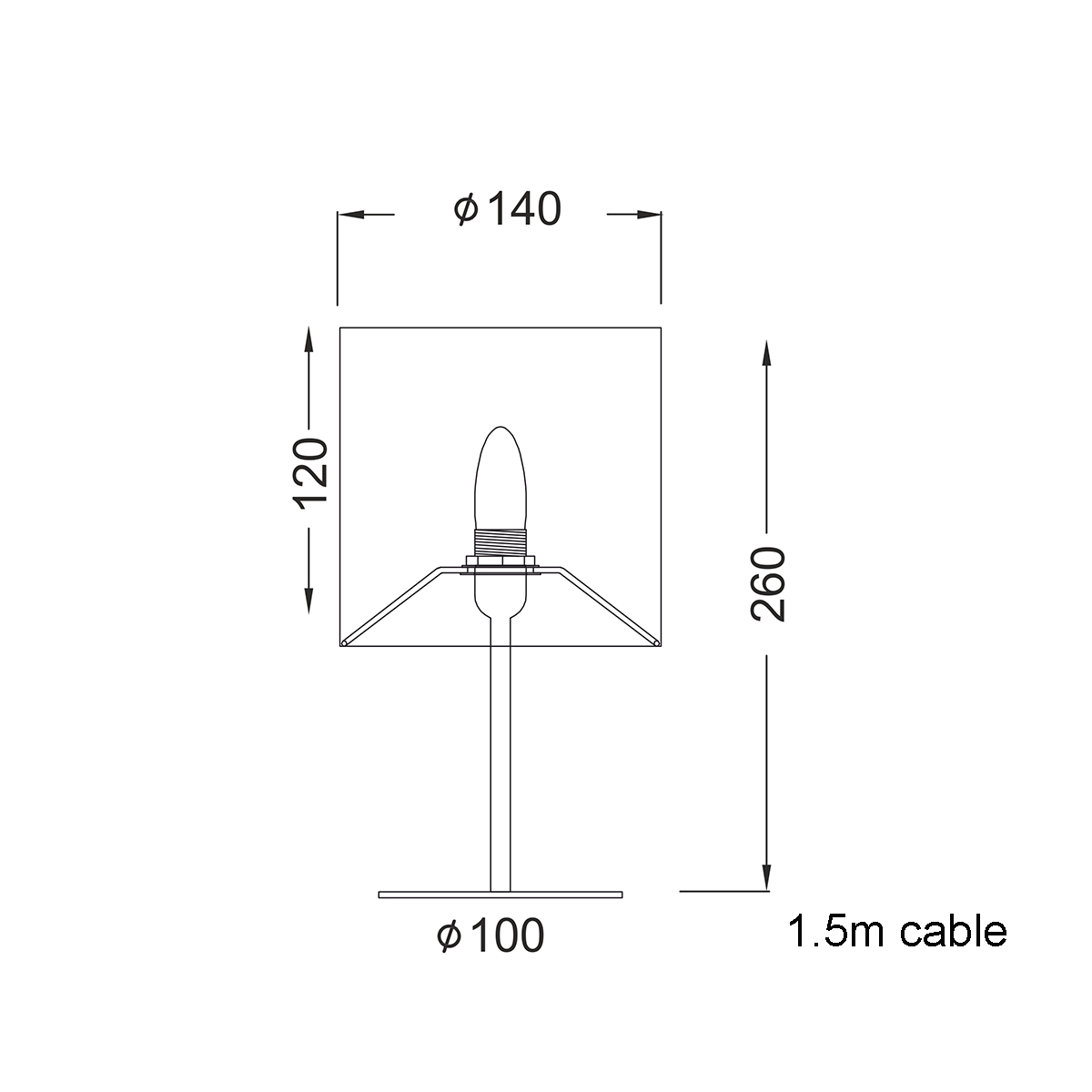 Πορτατίφ Aca Arioso Mt3000W White Φωτιστικά Επιτραπέζια Spitishop