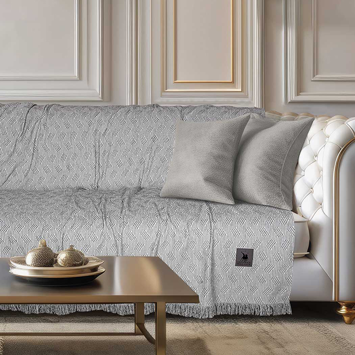 Ριχτάρι Καναπέ Διθέσιου (180x250) Greenwich Polo Club 3950 Grey