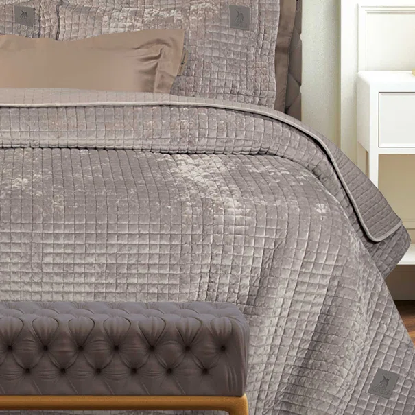 Κουβερτόριο King Size (240x250) Greenwich Polo Club Classic 4432 Taupe
