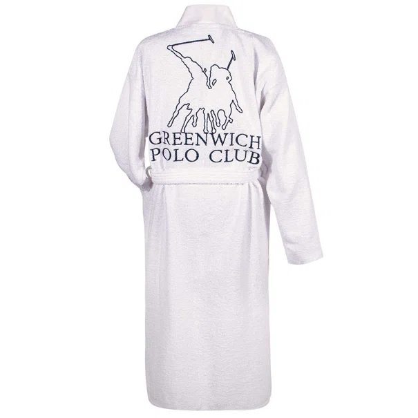 Μπουρνούζι Greenwich Polo Club Essential 3211 White