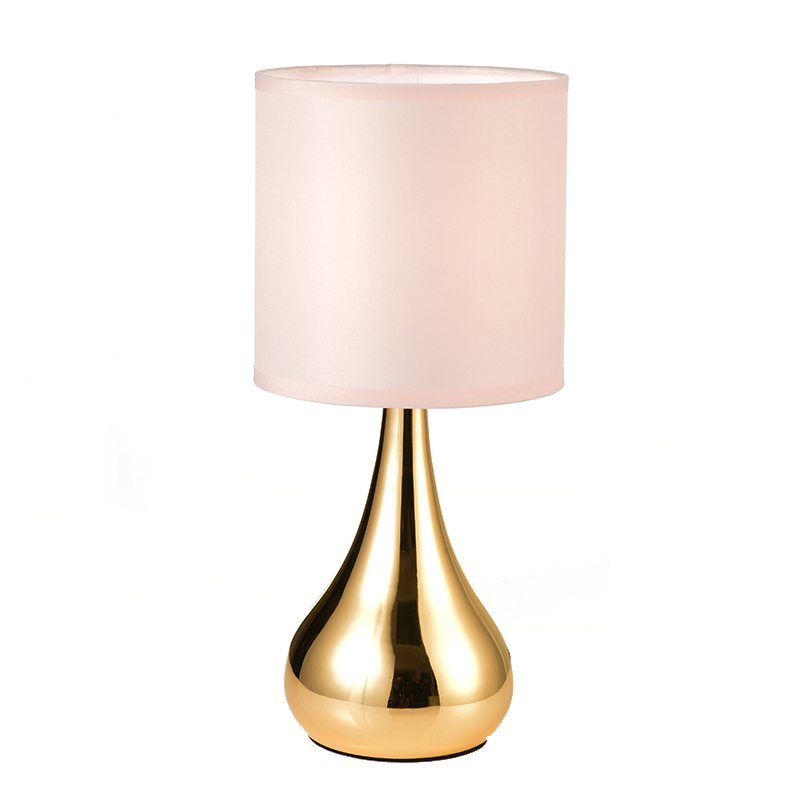 Πορτατίφ Αφής Με Dimmer Aca Bellatris KS1178T1PG Brass/Pink