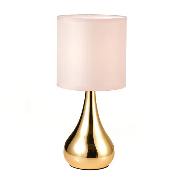 Πορτατίφ Αφής Με Dimmer Aca Bellatris KS1178T1PG Brass/Pink
