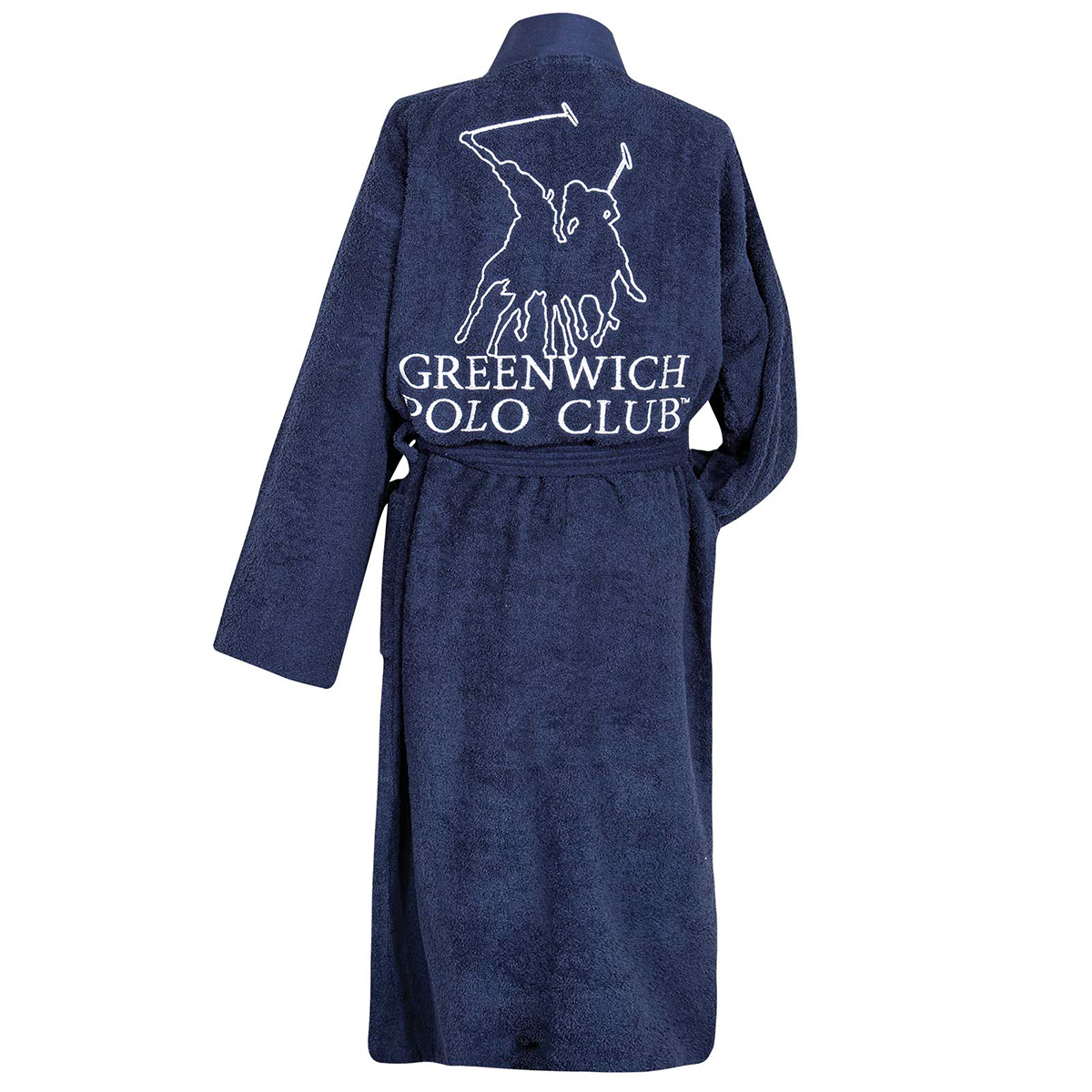 Μπουρνούζι Greenwich Polo Club Essential 3212 Royal Blue Λευκά Είδη Μπάνιου Μπουρνούζια Ανδρικά Spitishop
