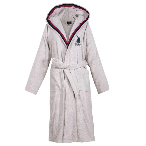 Μπουρνούζι Greenwich Polo Club Essential 3064 Grey