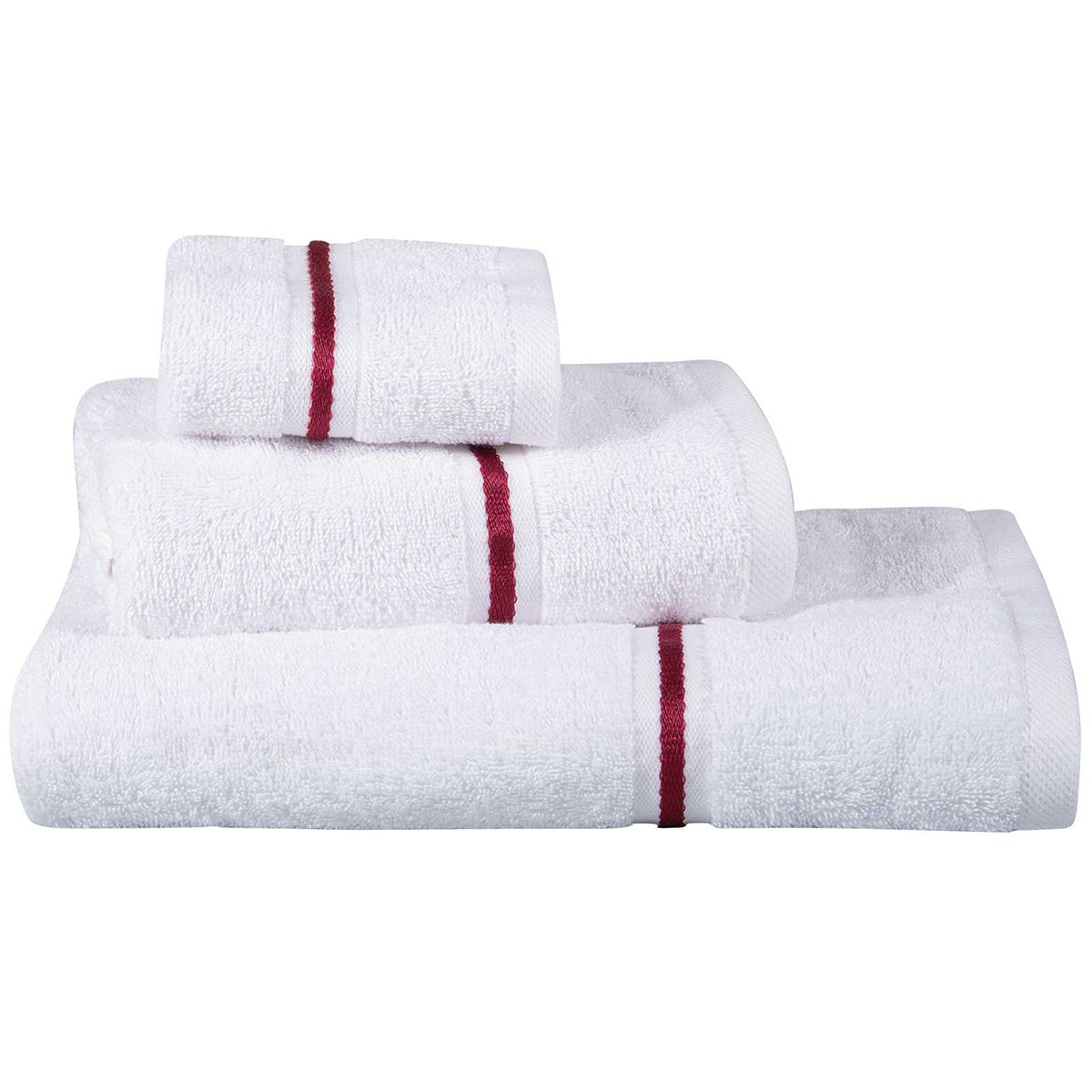 Πετσέτες Μπάνιου (Σετ 3τμχ) Greenwich Polo Club Cozy 4101 White 480gsm
