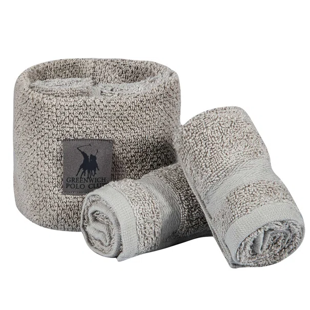 Λαβέτες (Σετ 4τμχ) Greenwich Polo Club Essential 4105 Grey