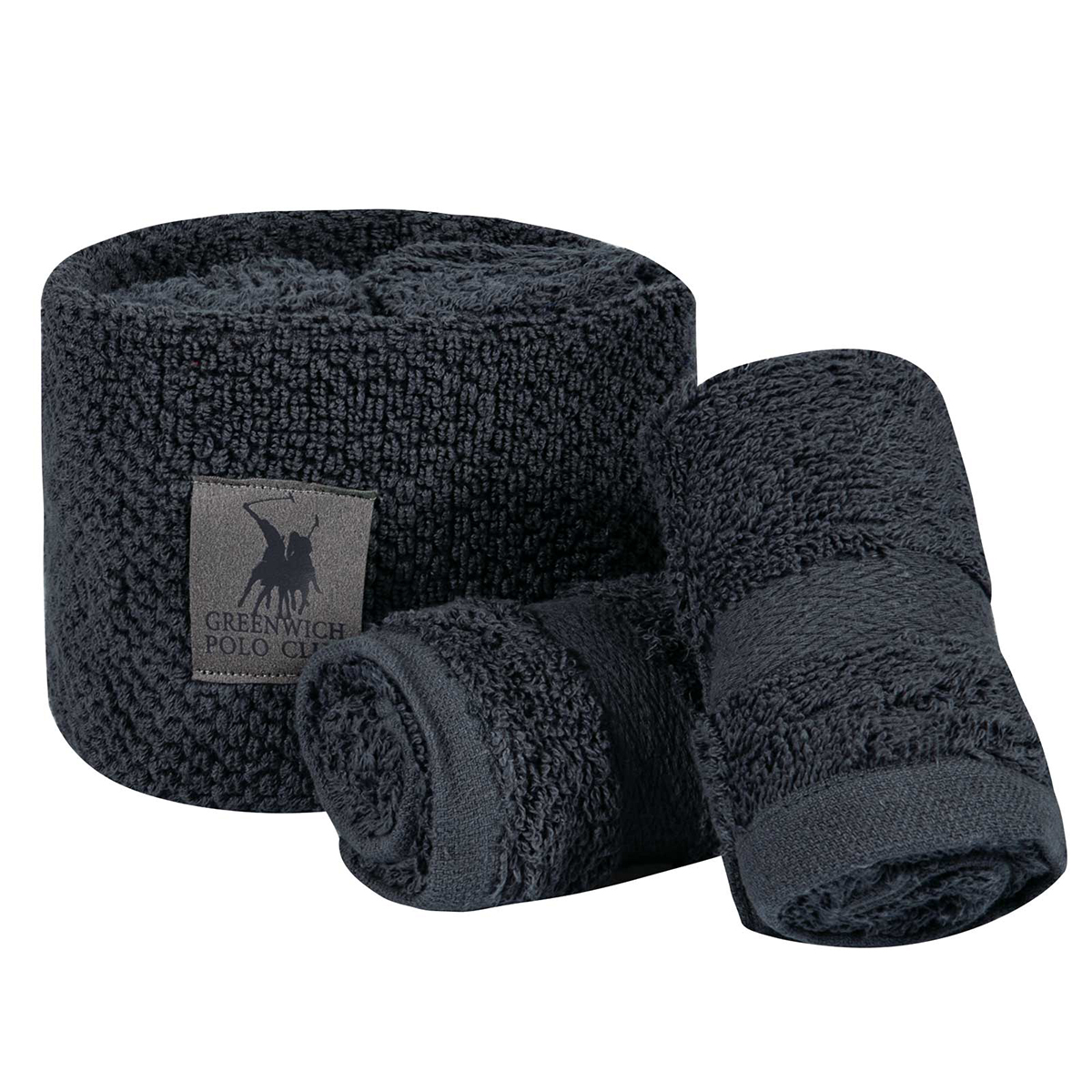 Λαβέτες (Σετ 4τμχ) Greenwich Polo Club Essential 4106 D.Grey