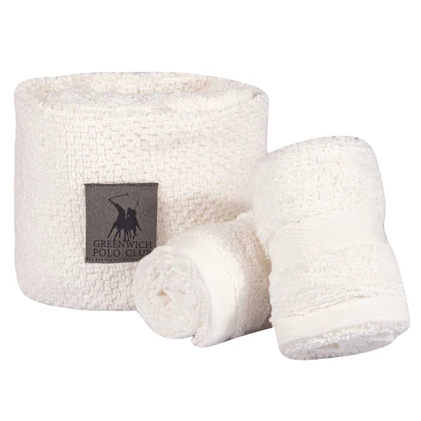 Λαβέτες (Σετ 4τμχ) Greenwich Polo Club Essential 4107 Ecru