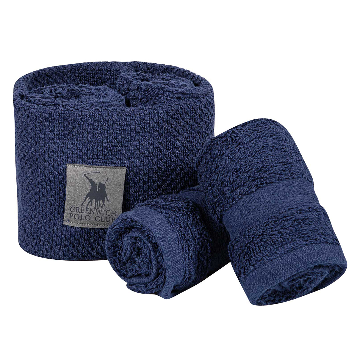Λαβέτες (Σετ 4τμχ) Greenwich Polo Club Essential 4108 Navy Blue