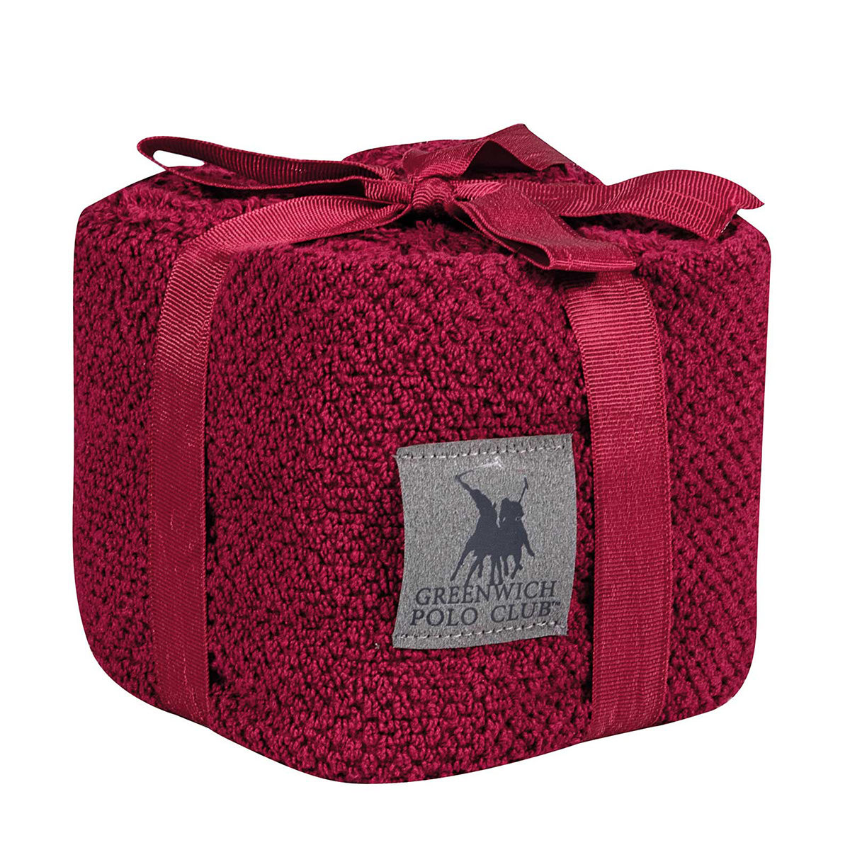 Λαβέτες (Σετ 4Τμχ) Greenwich Polo Club Essential 4109 Bordeaux Λευκά Είδη Μπάνιου Πετσέτες Σετ Spitishop