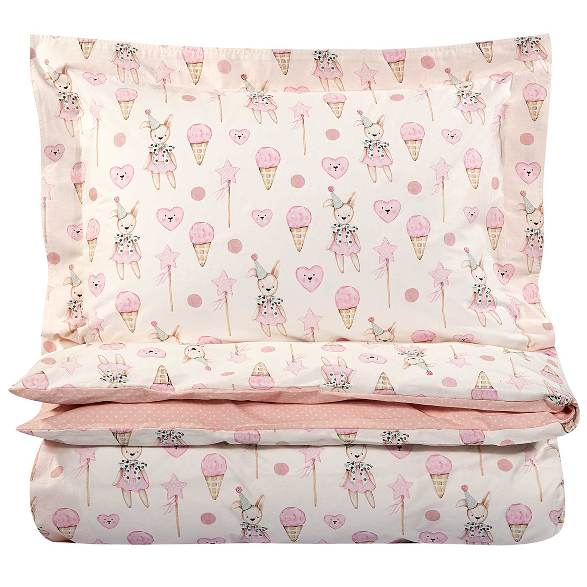 Παπλωματοθήκη Μονή (Σετ 160X240) Greenwich Polo Club Junior 8859 Παιδικά Λευκά Είδη 'Υπνου Παπλωματοθήκες Παιδικές για Κορίτσια Spitishop