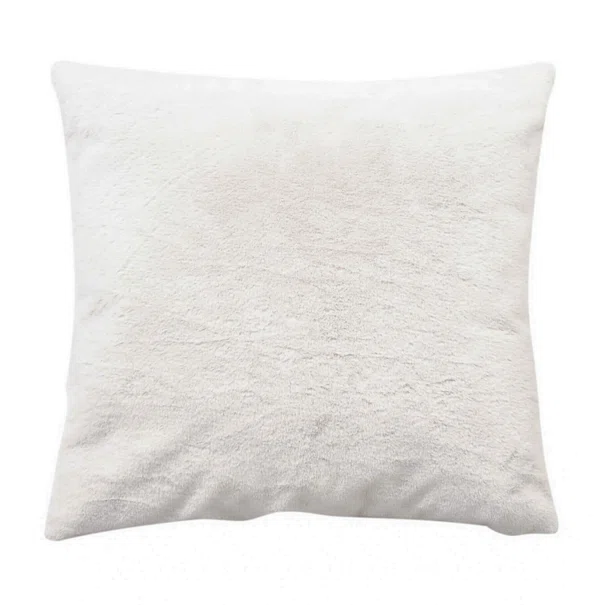 Διακοσμητικό Μαξιλάρι Γούνινο (45x45) Pol Rugs & Mats Rabbit Cream