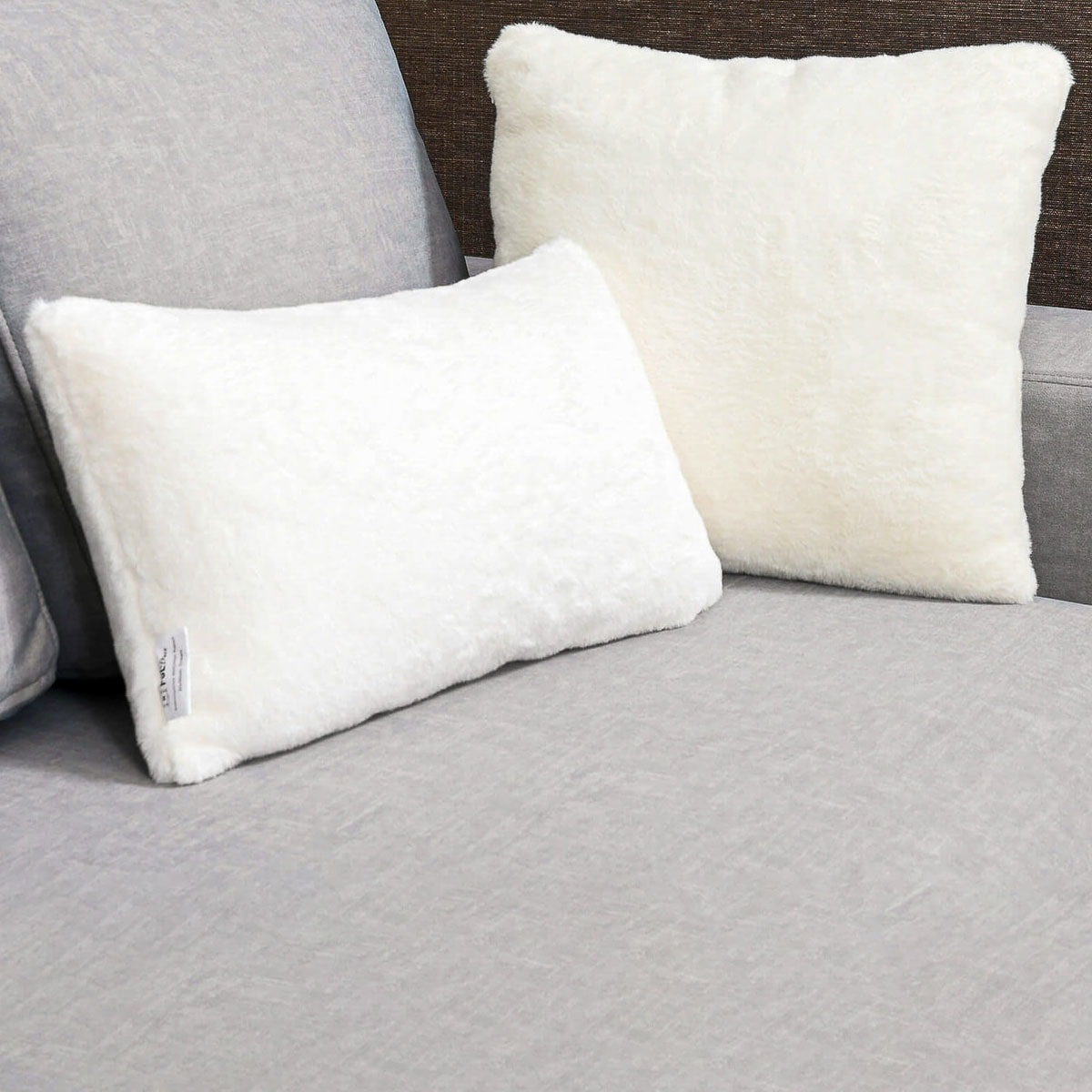 Διακοσμητικό Μαξιλάρι Γούνινο (45X45) Pol Rugs Mats Rabbit Cream Λευκά Είδη Σαλονιού Μαξιλάρια Διακοσμητικά Τετράγωνα Spitishop