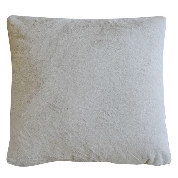 Διακοσμητικό Μαξιλάρι Γούνινο (45x45) Pol Rugs & Mats Rabbit Ivory