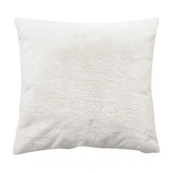 Διακοσμητικό Μαξιλάρι Γούνινο (70x70) Pol Rugs & Mats Rabbit Cream