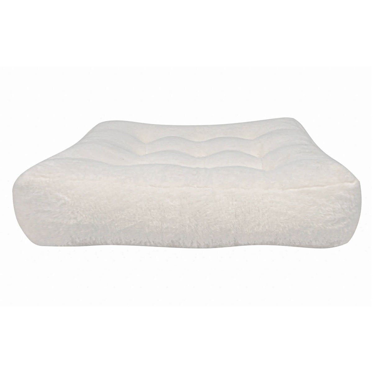 Γούνινη Μαξιλάρα Δαπέδου (50X50X12) Pol Rugs Mats Rabbit Cream Λευκά Είδη Σαλονιού Μαξιλάρια Spitishop
