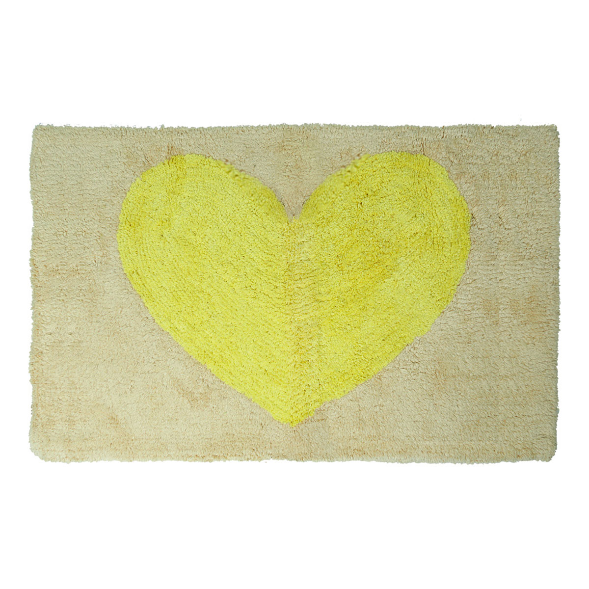 Πατάκι Μπάνιου (50x80) San Lorentzo Heart Μπεζ