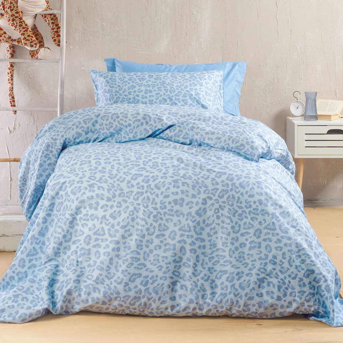 Πάπλωμα Μονό (Σετ 160x240) Rythmos Nova Nala Blue