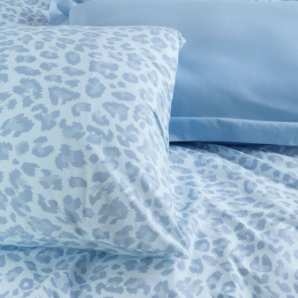Σεντόνια King Size (Σετ) Rythmos Nova Nala Blue Λευκά Είδη Κρεβατοκάμαρας Σετ Βαμβακερά Spitishop