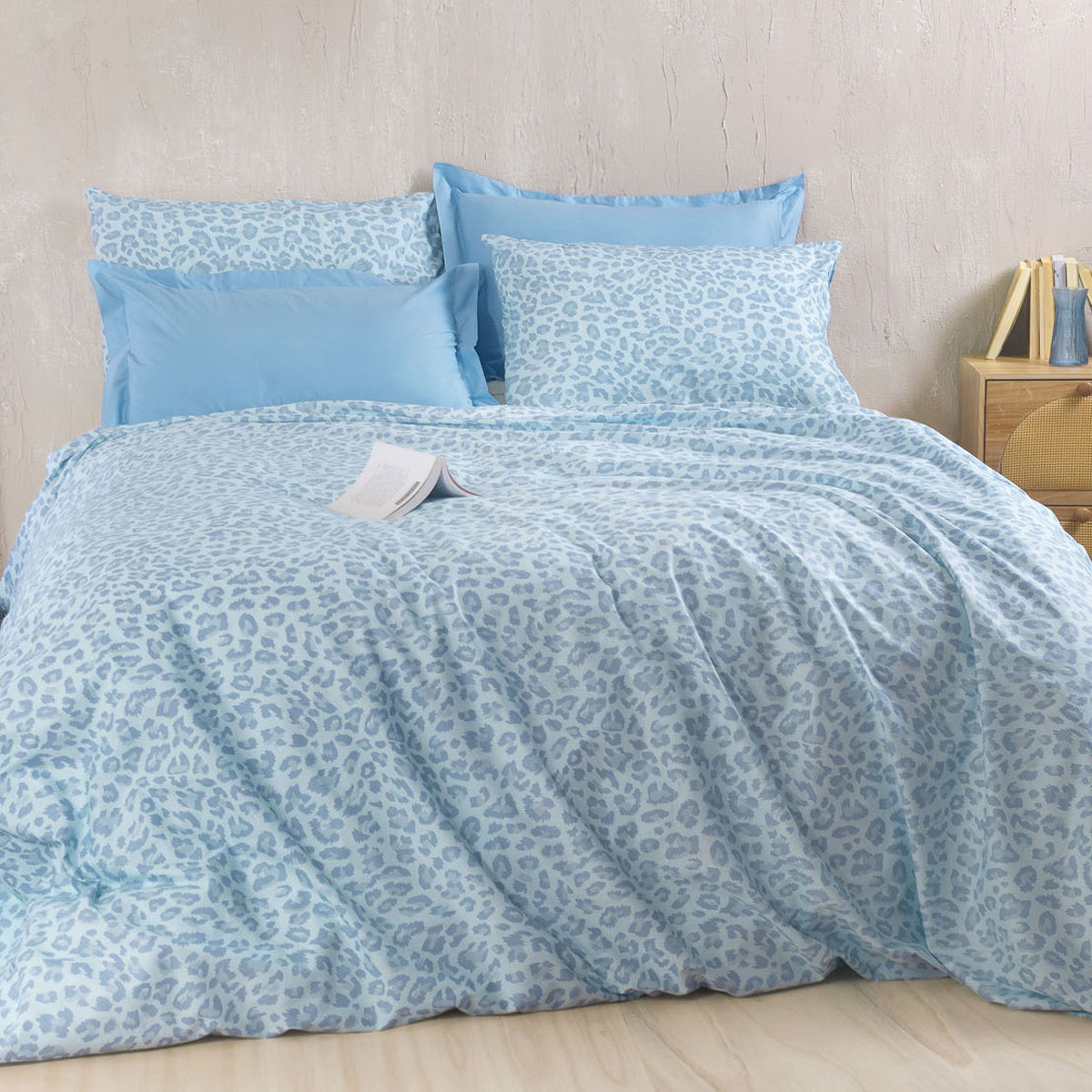 Πάπλωμα Υπέρδιπλο (Σετ 220x240) Rythmos Nova Nala Blue
