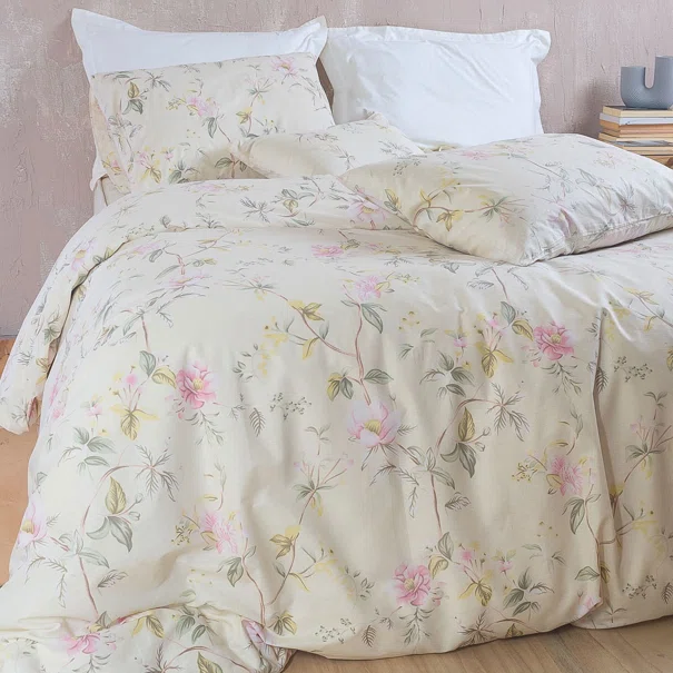 Παπλωματοθήκη Υπέρδιπλη (Σετ 225x250) Rythmos Next Benetita Beige