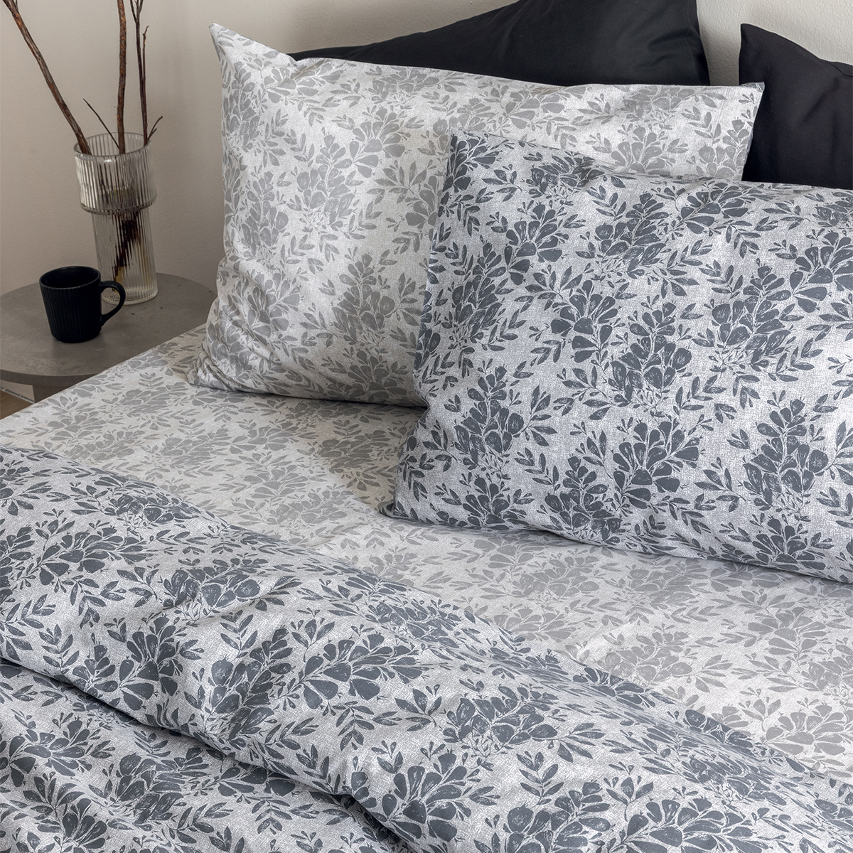 Παπλωματοθήκη Υπέρδιπλη (Σετ 240X250) 2 Όψεων Palamaiki Fashion Life Fl6278 Λευκά Είδη Κρεβατοκάμαρας Παπλωματοθήκες Υπέρδιπλες King Size Spitishop