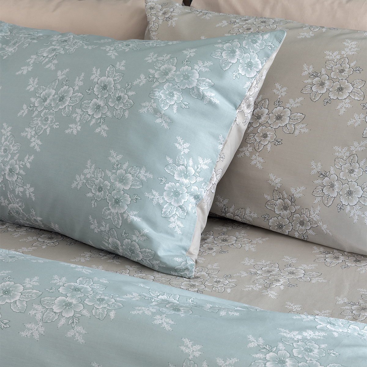 Παπλωματοθήκη Υπέρδιπλη (Σετ 240X250) 2 Όψεων Palamaiki Fashion Life Fl6280 Λευκά Είδη Κρεβατοκάμαρας Παπλωματοθήκες Υπέρδιπλες King Size Spitishop