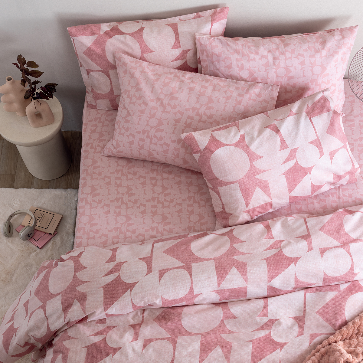 Παπλωματοθήκη Υπέρδιπλη (Σετ 240x250) 2 Όψεων Palamaiki Fashion Life FL6289