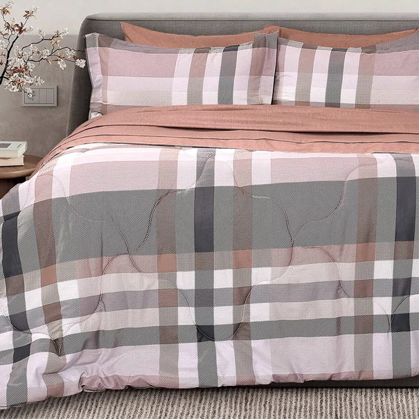 Πάπλωμα + Σεντόνια Υπέρδιπλα (Σετ 5τμχ) Palamaiki Bed In A Bag B0693