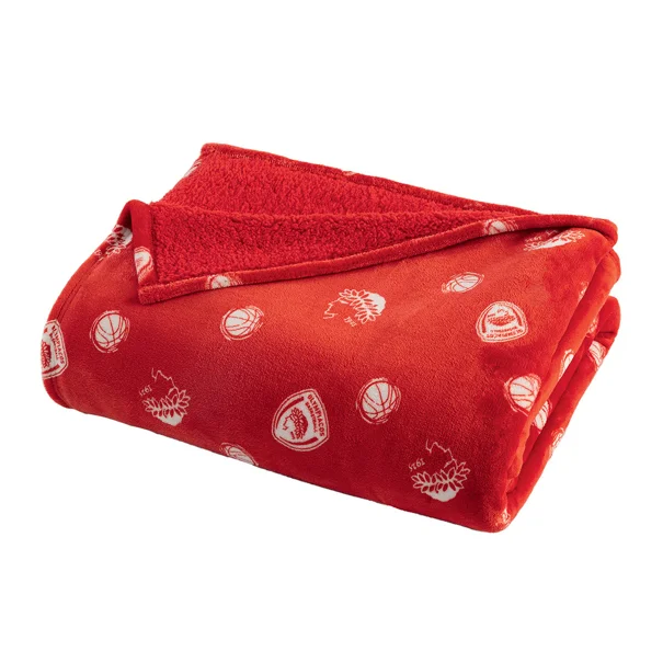 Κουβέρτα Fleece Μονή Με Γουνάκι (160x220) Palamaiki Olympiacos BL