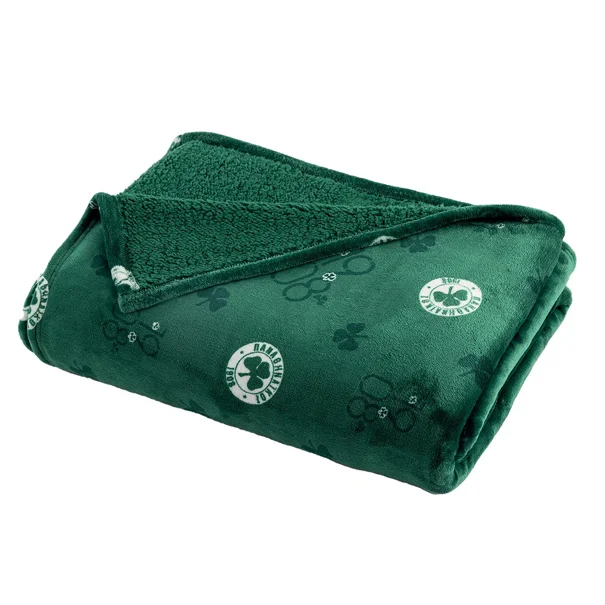 Κουβέρτα Fleece Μονή Με Γουνάκι (160x220) Palamaiki Panathinaikos BL