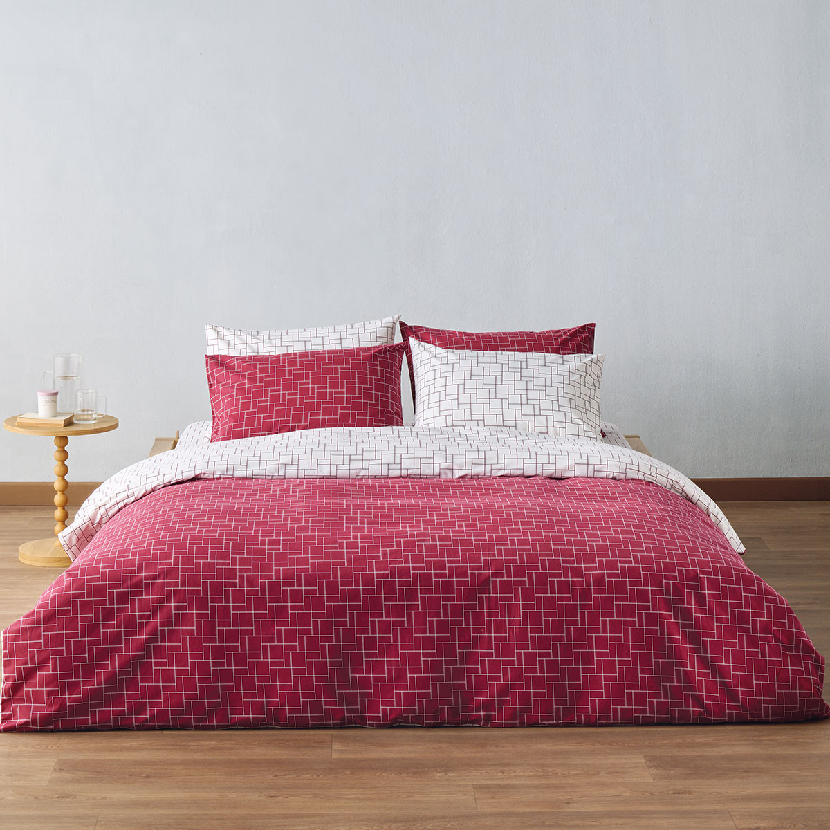 Παπλωματοθήκη King Size (Σετ 265x245) 2 Όψεων Kentia Loft Dodici 05