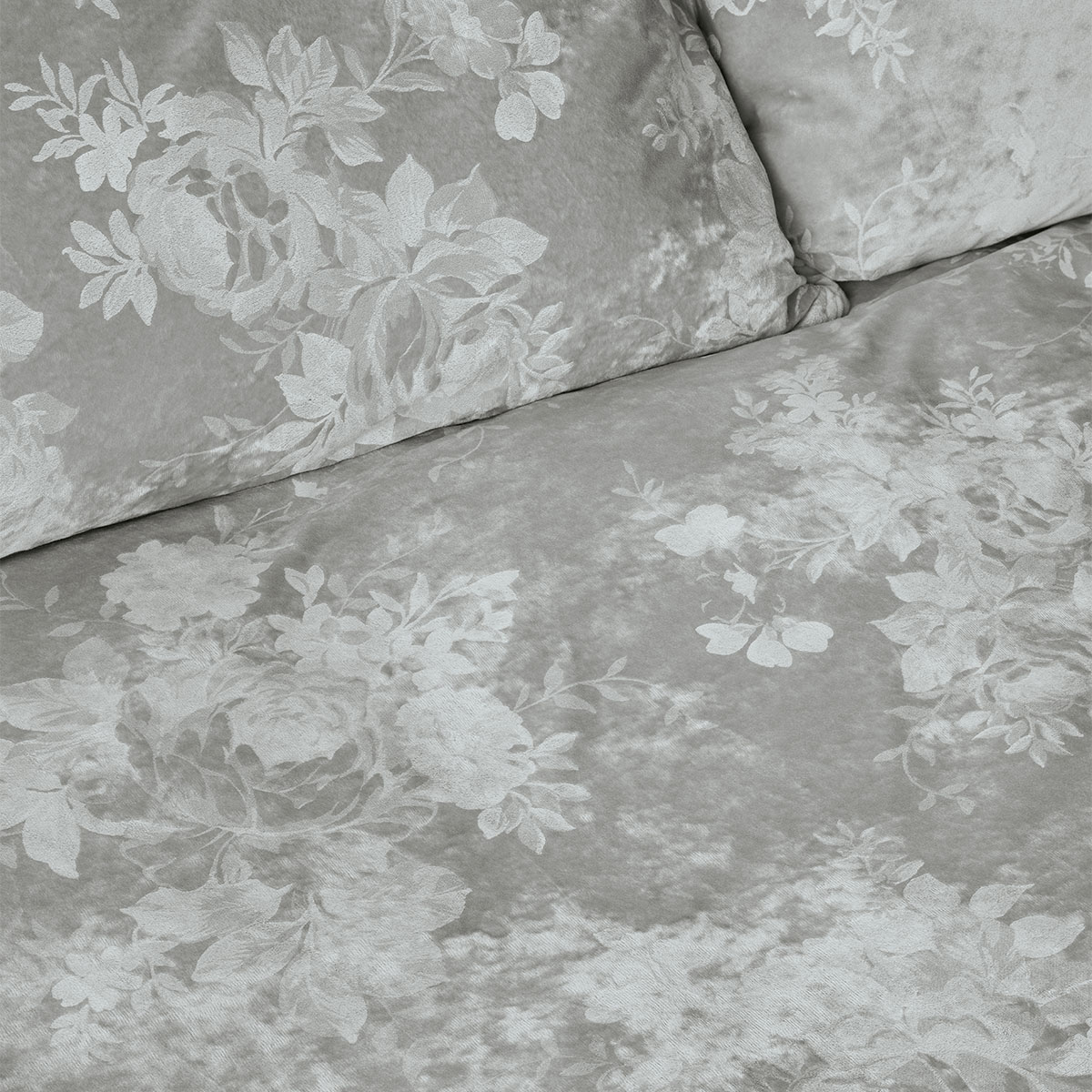 Παπλωματοθήκη Βελουτέ King Size (260X240) Kentia Stylish Vincent Λευκά Είδη Κρεβατοκάμαρας Παπλωματοθήκες Spitishop