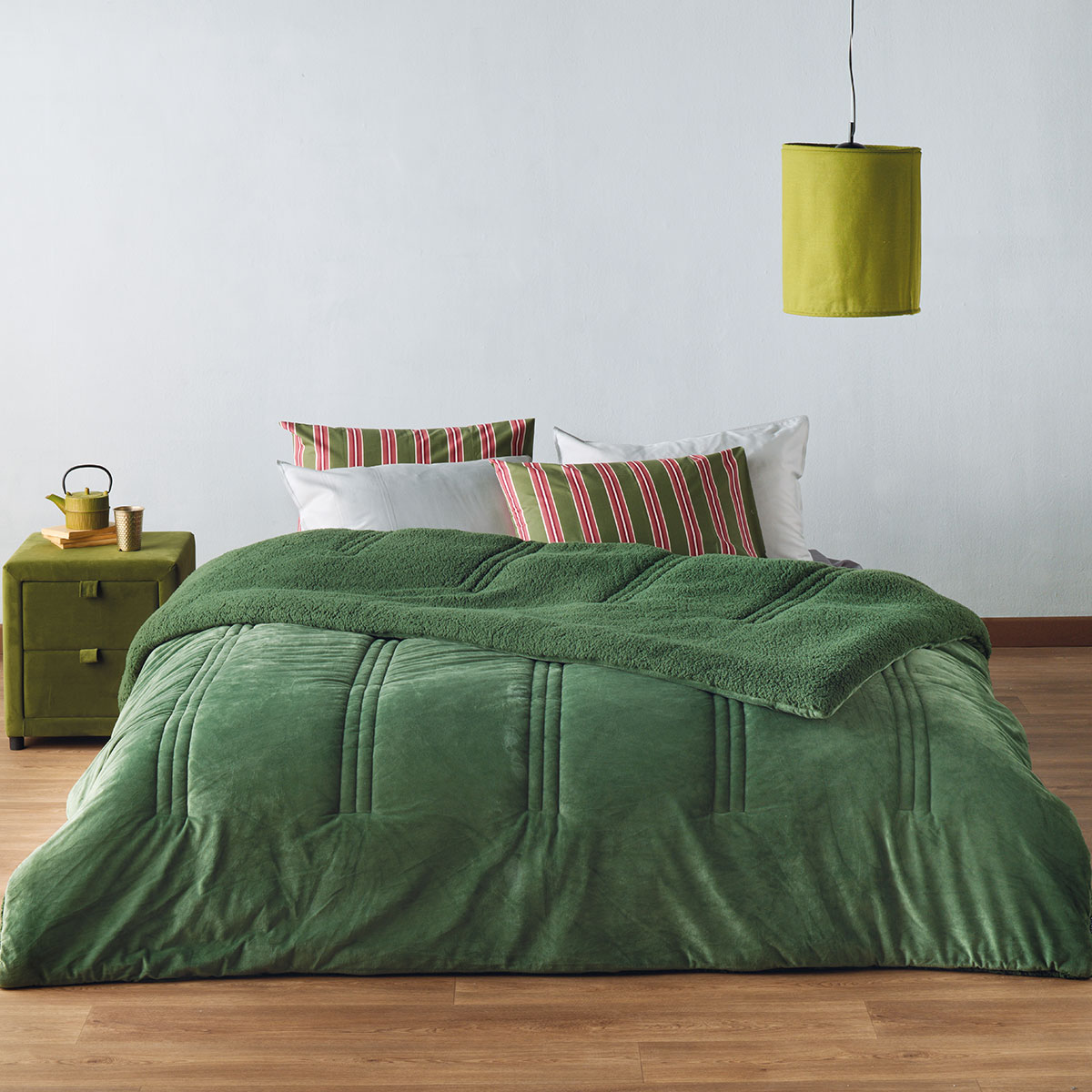 Κουβερτοπάπλωμα Ημίδιπλο (180x240) Kentia Stylish Notturno 3625 Green