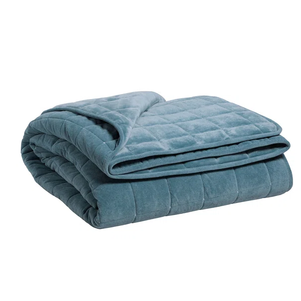 Λεπτό Πάπλωμα Βελουτέ King Size (240x260) Kentia Stylish Sutton 01 Blue