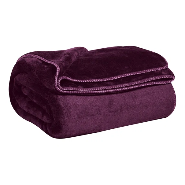 Κουβέρτα Βελουτέ Υπέρδιπλη (220x240) Kentia Loft Monaco 05 Purple