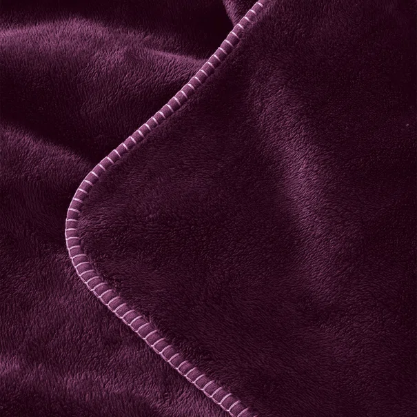 Κουβέρτα Βελουτέ Υπέρδιπλη (220x240) Kentia Loft Monaco 05 Purple