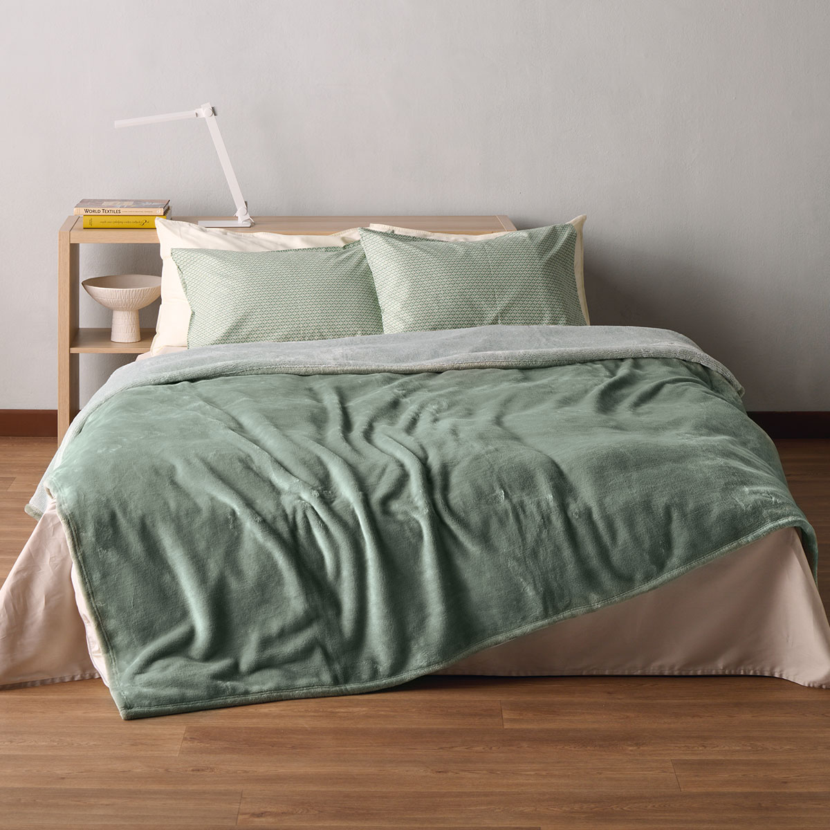 Κουβέρτα Βελουτέ King Size (240x260) Kentia Loft Yolanda 10 Green