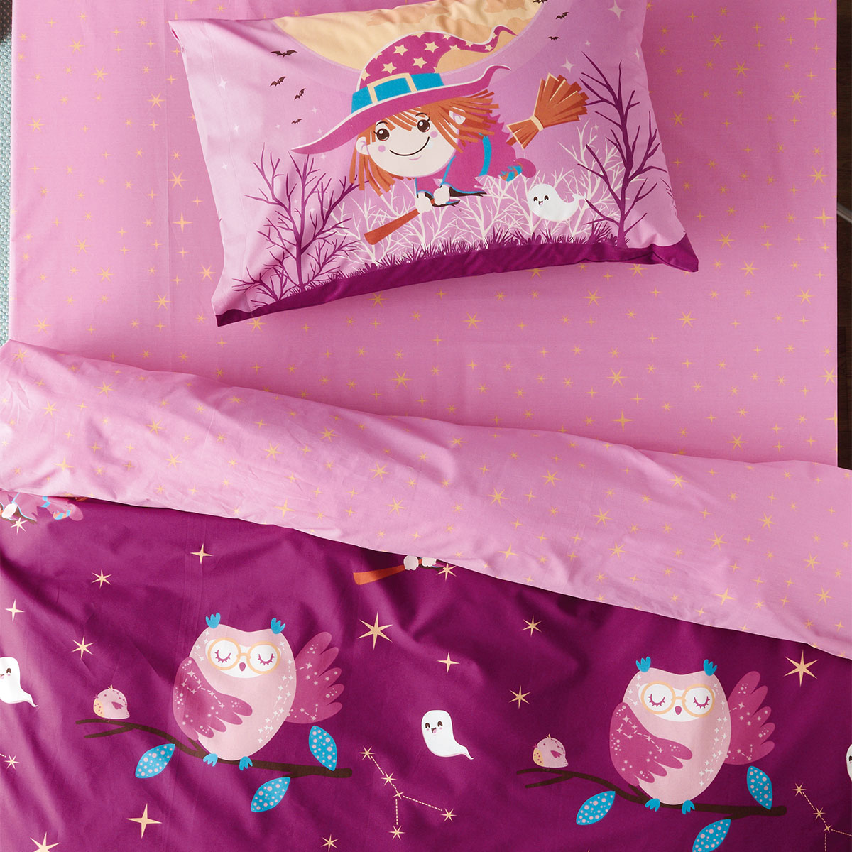 Παπλωματοθήκη Μονή (Σετ 165X245) 2 Όψεων Kentia Kids Hans Παιδικά Λευκά Είδη 'Υπνου Παπλωματοθήκες Παιδικές για Κορίτσια Spitishop