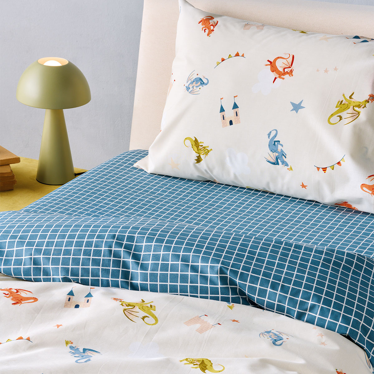 Παπλωματοθήκη Μονή (Σετ 165X245) 2 Όψεων Kentia Kids Poldo Παιδικά Λευκά Είδη 'Υπνου Παπλωματοθήκες Παιδικές για Αγόρια Spitishop