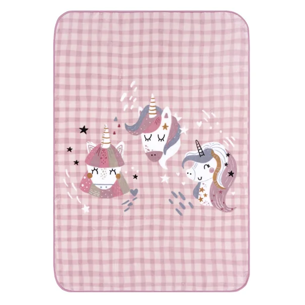 Κουβέρτα Βελουτέ Μονή (160x220) Kentia Kids Corno