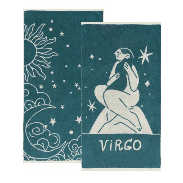 Πετσέτες Προσώπου (Σετ 2τμχ) Kentia Versus Zodiac Virgo 500gsm