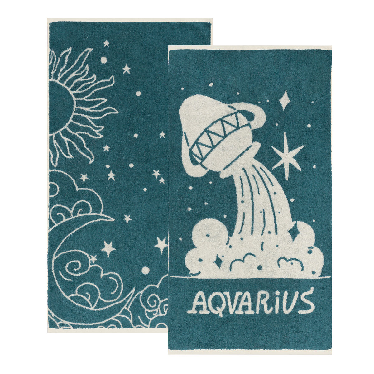 Πετσέτες Προσώπου (Σετ 2τμχ) Kentia Versus Zodiac Aquarius 500gsm