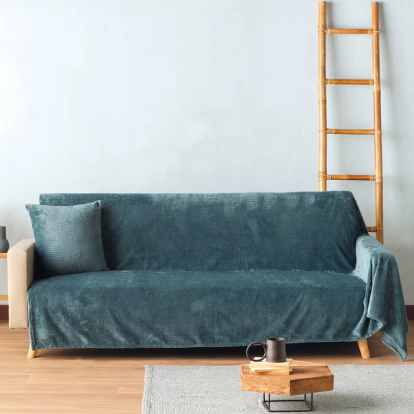 Ριχτάρι Καναπέ Τριθέσιου Fleece (180x280) Kentia Versus Sydney 07 Petrol