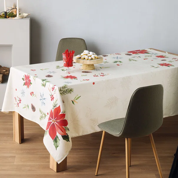 Χριστουγεννιάτικο Τραπεζομάντηλο (135x180) Kentia Loft Snow 254