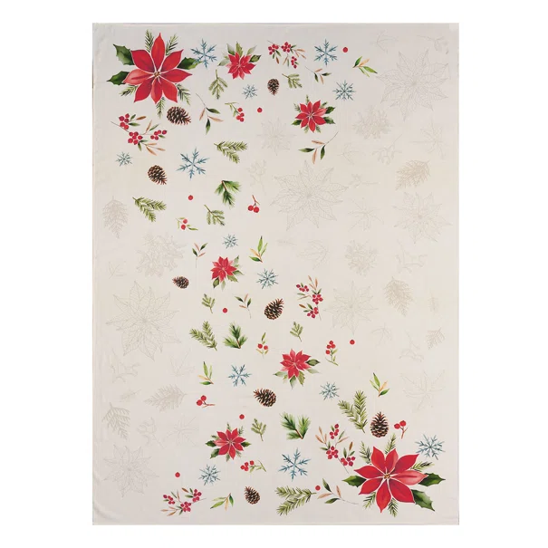 Χριστουγεννιάτικο Τραπεζομάντηλο (135x180) Kentia Loft Snow 254
